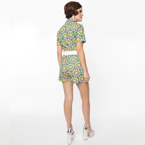 Smak Parlour Unique Vintage floral romper bnwot! - Picture 3 of 12